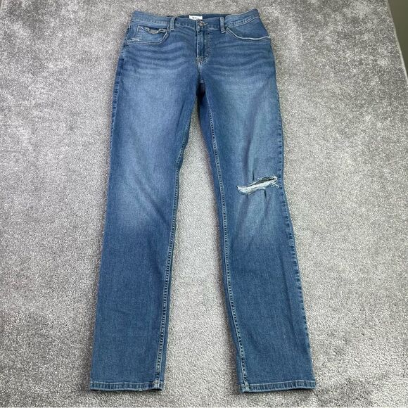 Hudson Blake Jeans Men’s 30X31 Blue Slim Straight Mid-Rise Medium Wash Denim - Picture 1 of 12